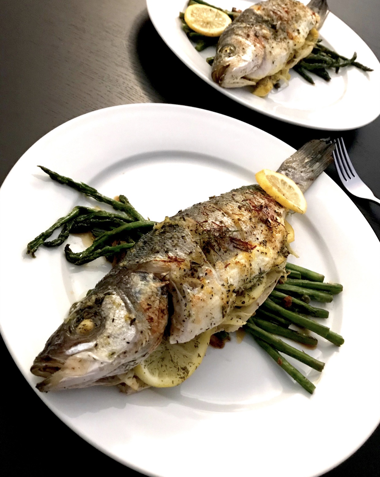 Fennel Stuffed Whole Black Sea Bass Recipe Spree By Cucina Vivace